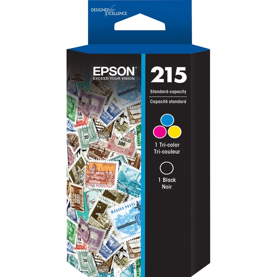 Epson DURABrite Ultra T215 Original Standard Yield Inkjet Ink Cartridge - Combo Pack - Black, Colour - Ink Cartridges & Printheads - EPST215120BCS