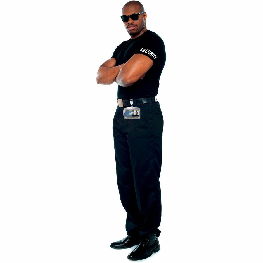 DURABLE Rotating Strap Clip ID Card Holder