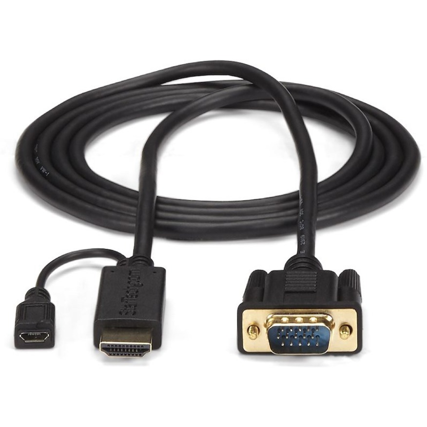 StarTech.com Câble adaptateur HDMI vers VGA de 3m - Convertisseur actif  HDMI ver - Vidéo - StarTech