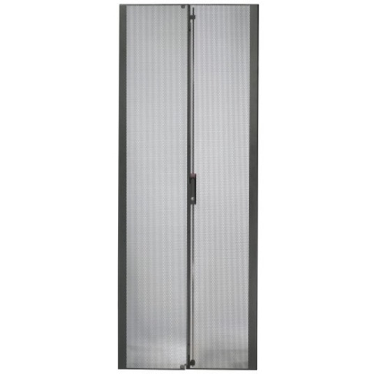 APC by Schneider Electric NetShelter SX 48U 750mm Wide Perforated Split Door - Black - 85.91" (2182 mm) Height - 29.49" (749 mm) Width - 0.98" (25 mm) Depth