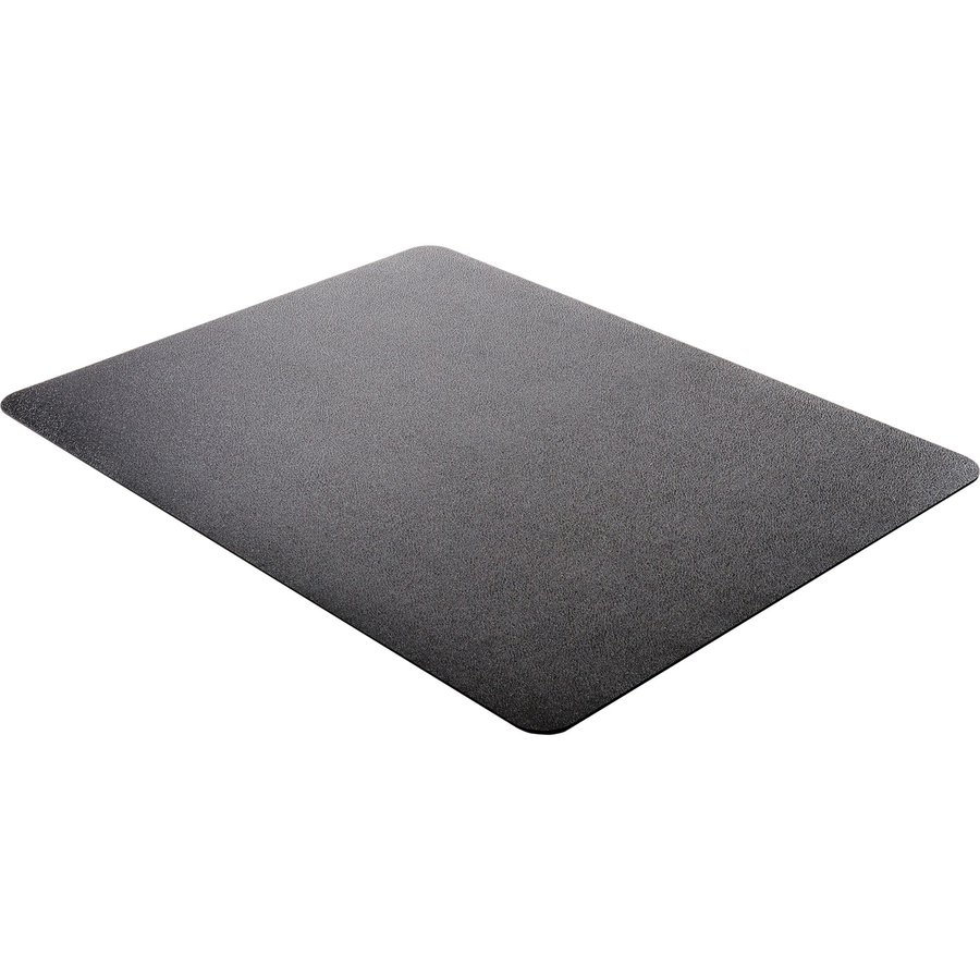 Deflecto Black Rectangular Hard Floor Chairmats Defcm21442fbk