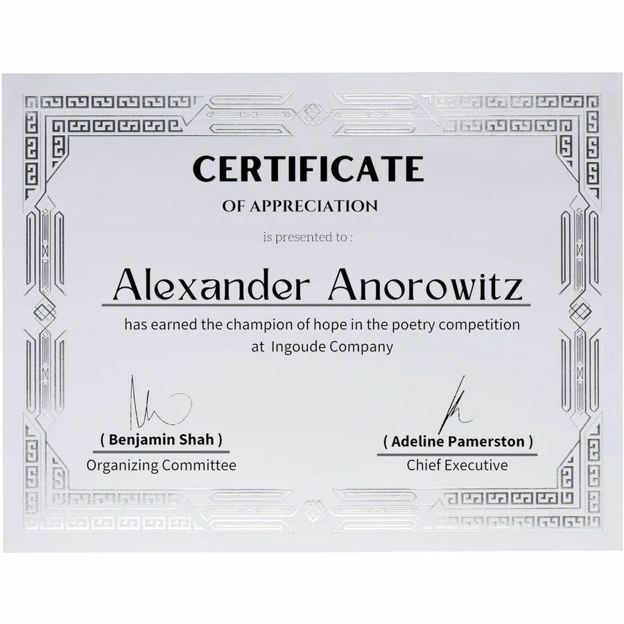 St. James&reg; Linen Certificates with Foil