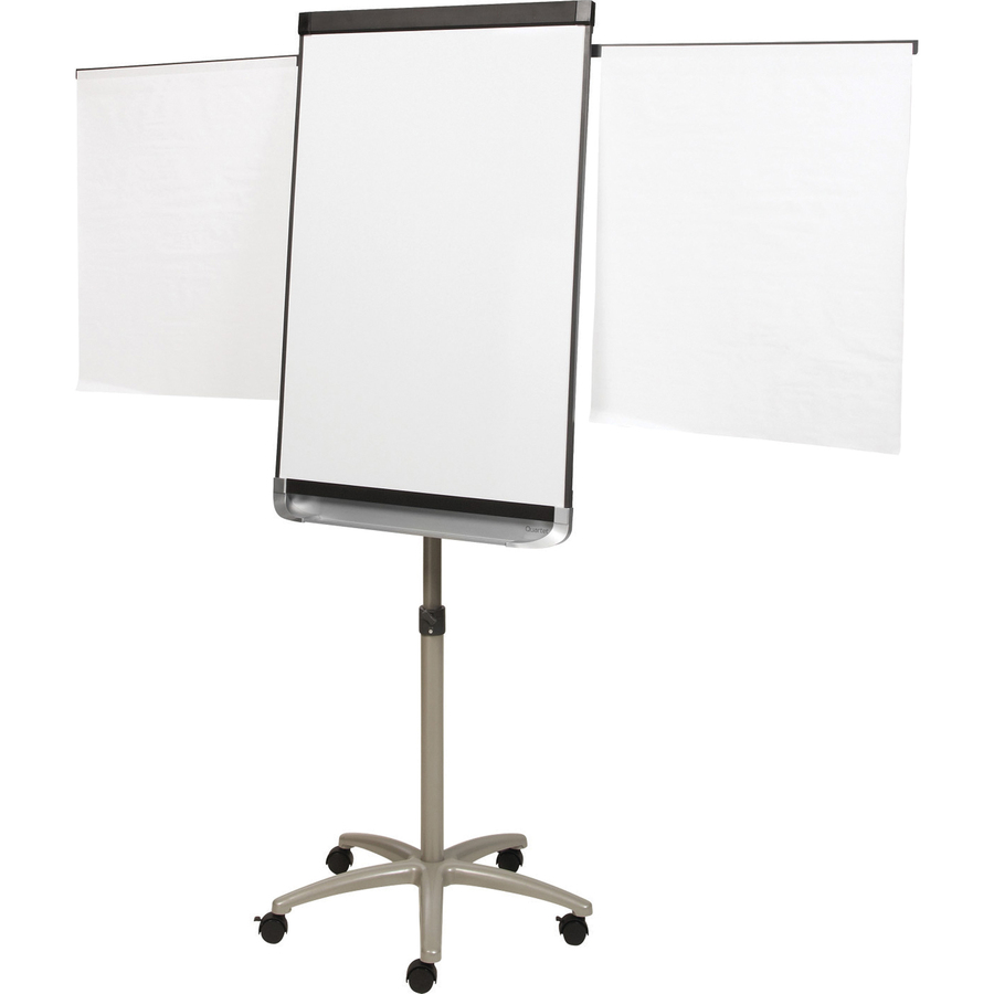 Quartet Prestige 2 Small Magnetic Whiteboard Easel - 24" (2 ft) Width x 36" (3 ft) Height - White Steel Surface - Rectangle - Portable - 1 Each - Easel Boards - QRTECM32P2A