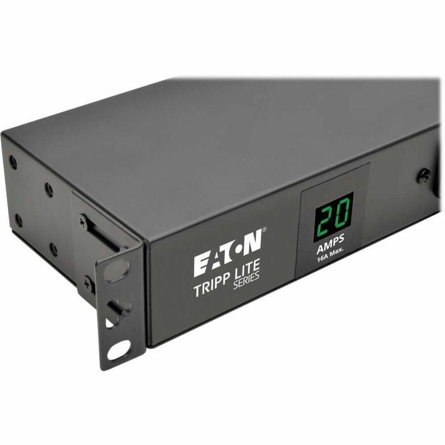 Tripp Lite by Eaton PDU 2kW Single-Phase Local Metered PDU + ISOBAR Surge Suppression, 3840 Joules, 100-127V Outlets (12 5-20R, 2 5-15R), L5-20P/5-20P, 15 ft. (4.57 m) Cord, 1U Rack-Mount