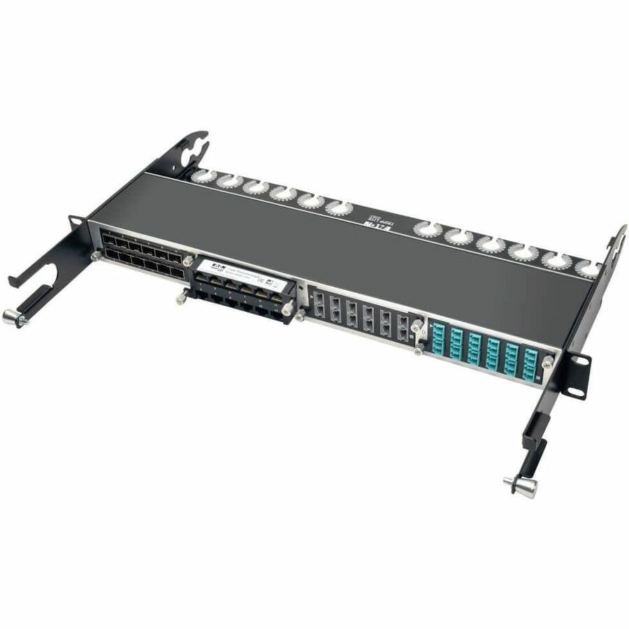 Tripp Lite by Eaton High Density Cat6A Pass-Through Cassette 12 RJ45 - 24 x RJ-45