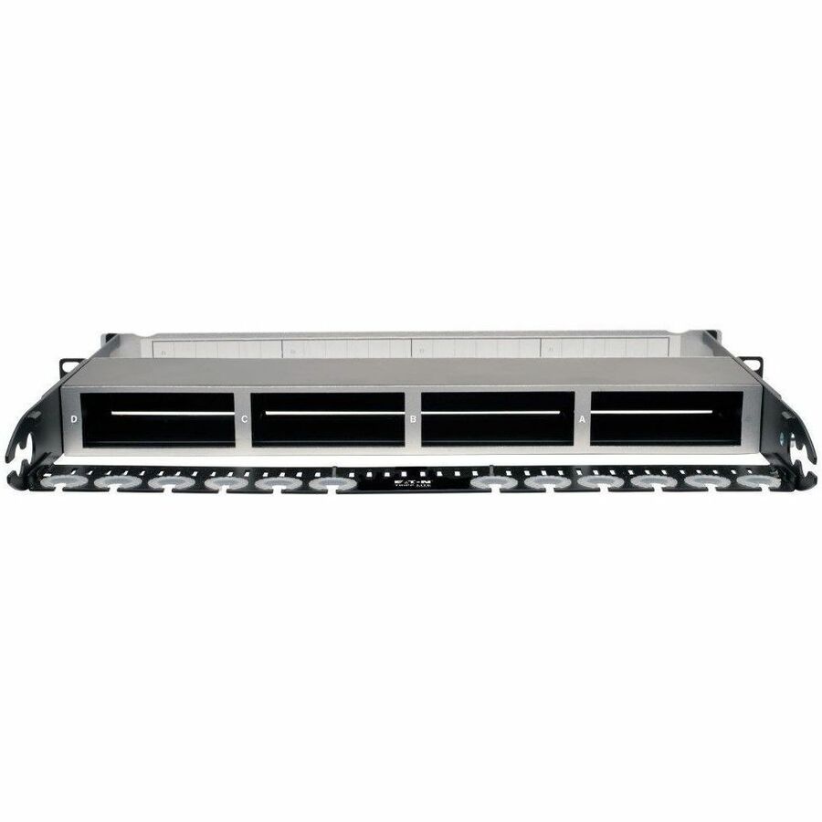 Tripp Lite by Eaton High Density Copper Fiber Enclosure Panel 4-Cassette Capacity 1U