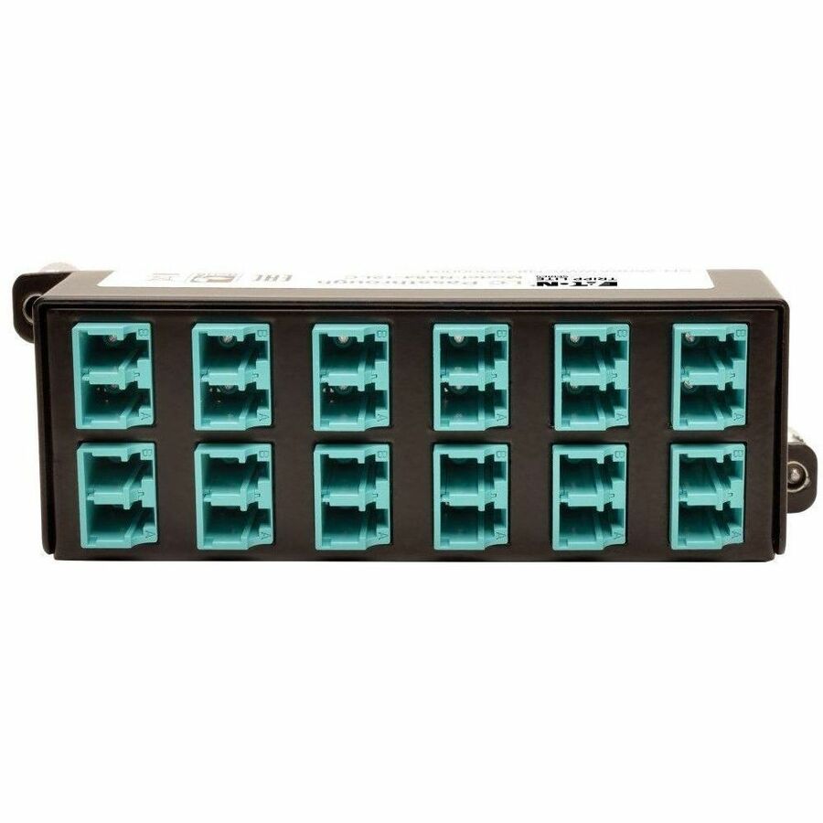 Tripp Lite by Eaton 10GbE High Density Pass-Through Cassette 12 LC Duplex Connection