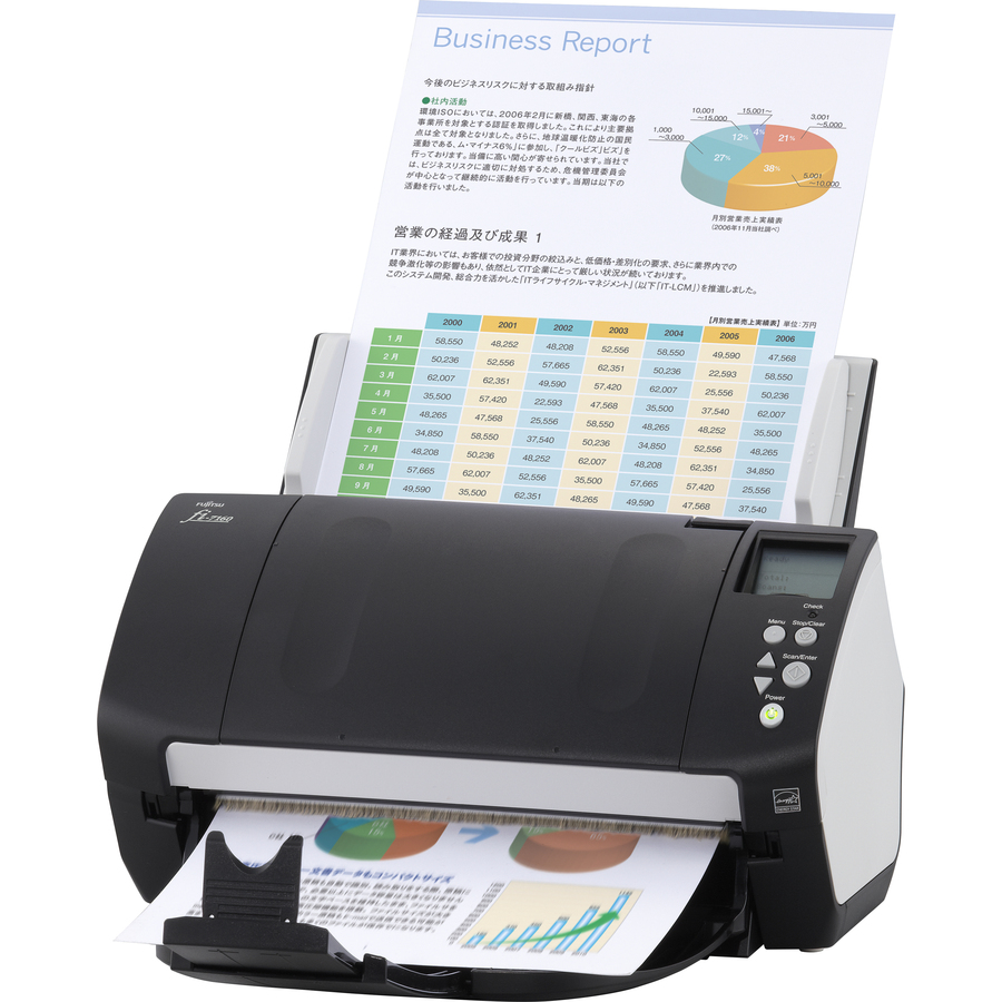 Fujitsu fi-7160 Deluxe Professional Desktop Color Duplex Document Scanner with Paperstream Capture Pro