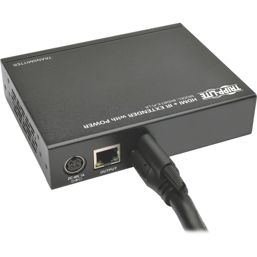 Tripp Lite BHDBT-K-PI-LR Video Console/Extender - 1 Input Device - 1 Output Device - 328 ft (99974.40 mm) Range - 2 x Network (RJ-45) - 1 x HDMI In - 1 x HDMI Out - 4K - 3840 x 2160 - Twisted Pair - Category 6a - Rack-mountable, Wall Mountable, Pole-mount