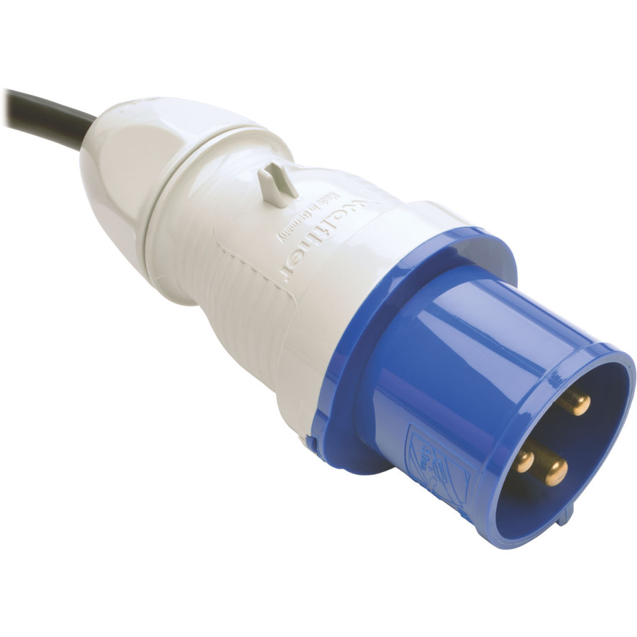 Tripp Lite by Eaton PDU 7.7kW Single-Phase Local Metered PDU 200-240V Outlets (8 C19 and 40 C13) IEC-309 32A Blue Input 10 ft. (3.05 m) Cord 0U Vertical TAA 70 in.