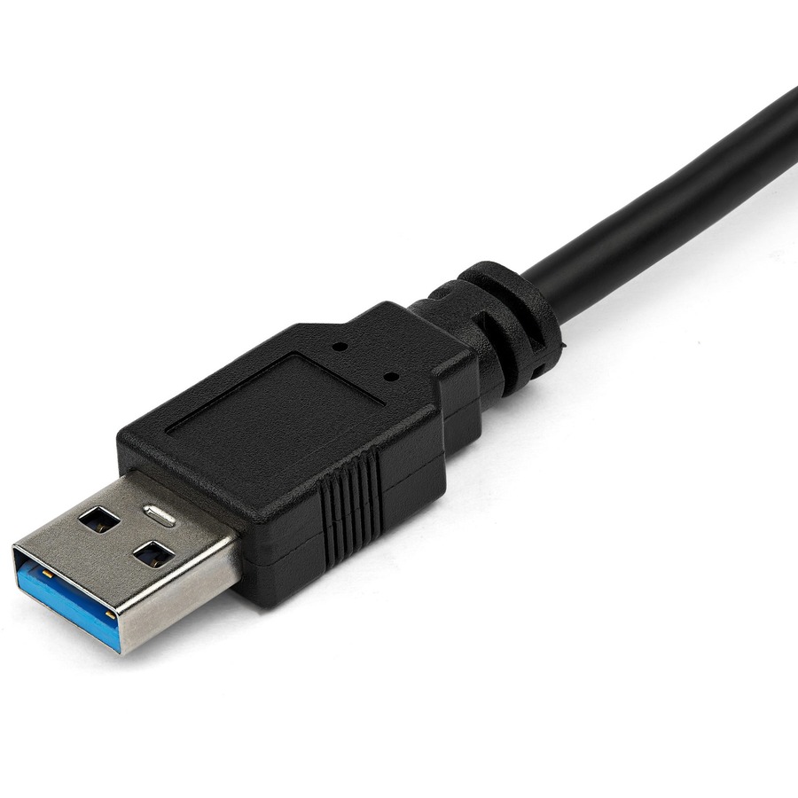 StarTech.com USB 3.0 to Gigabit Network Adapter with Built-In 2-Port USB Hub - Native Driver Support (Windows, Mac and Chrome OS)