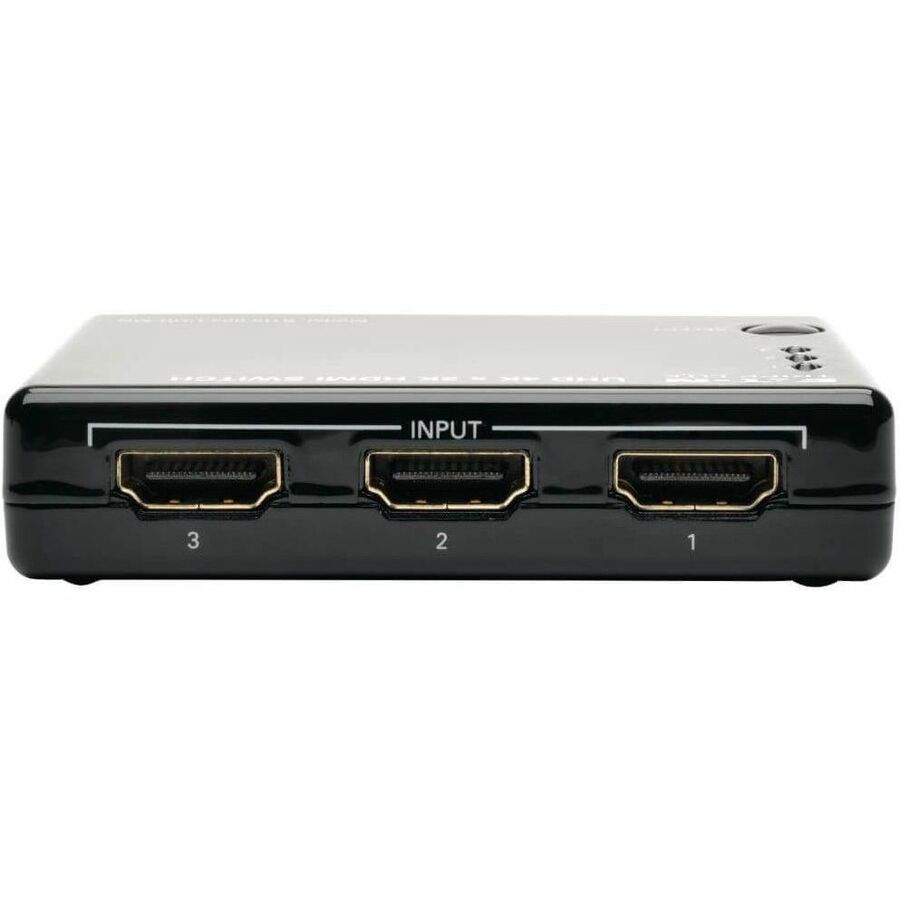 Tripp Lite by Eaton 3-Port HDMI Mini Switch with Remote Control - 4K (HDMI F/3xF) 3D HDCP 1.4 EDID