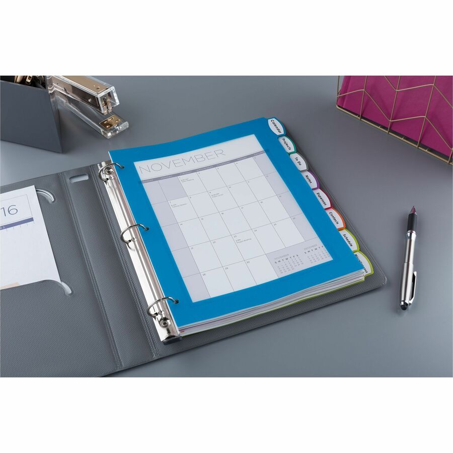 Avery® Ultralast Big Tab Plastic Dividers - 8 x Divider(s) - 8 Write-on Tab(s) - 8 - 8 Tab(s)/Set - 8.50" Divider Width x 11" Divider Length - 3 Hole Punched - Multicolor Plastic Divider - Multicolor Plastic Tab(s) - 1 Each = AVE24901