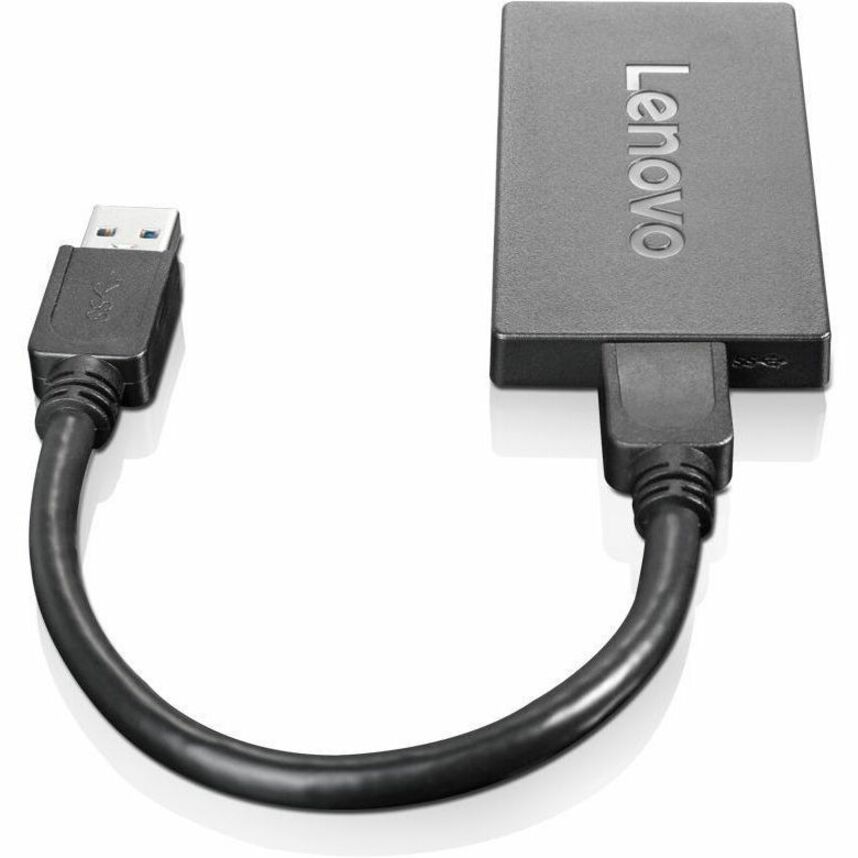 Lenovo USB to DP Adapter - USB - 1 x DisplayPort, DisplayPort
