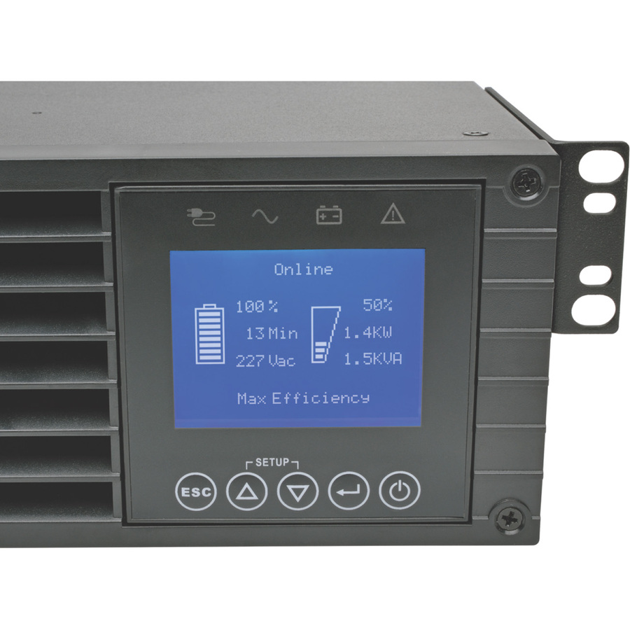 Tripp Lite by Eaton UPS 208/240V 3000VA 2.7kW Double-Conversion UPS - 8 Outlets Extended Run Card Slot LCD USB DB9 2U