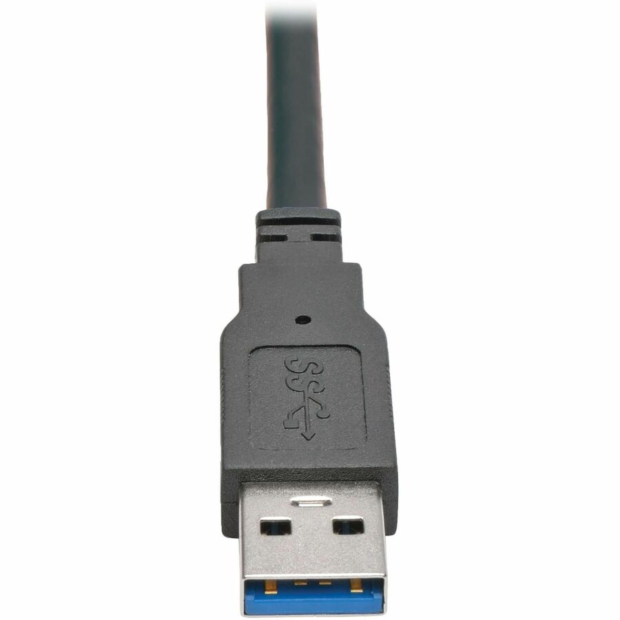 Eaton Tripp Lite Series USB 3.0 SuperSpeed Panel-Mount Type-A Extension Cable (M/F), 1 ft. (0.31 m)