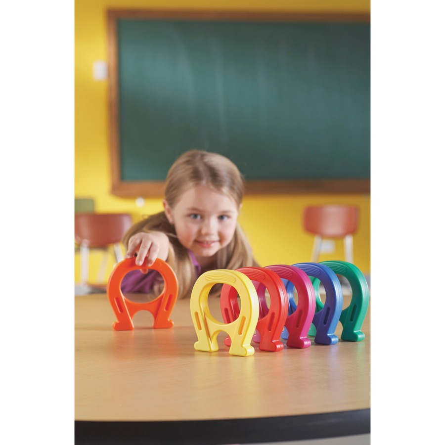 Learning Resources Horseshoe Magnets Set - Skill Learning: Magnetism - 5 Year & Up - Physical Science - LRN0790