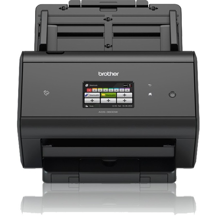 Brother ImageCenter ADS-3600W Sheetfed Scanner - 600 dpi Optical - 24-bit Color - 8-bit Grayscale - 50 ppm (Mono) - 50 ppm (Color) - Duplex Scanning - USB - Sheetfed Scanners - BRTADS3600W