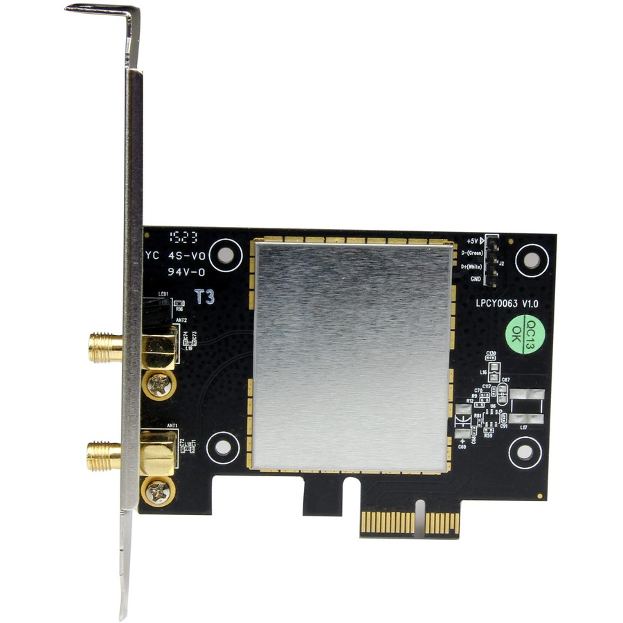 StarTech.com AC600 Wireless-AC Network Adapter - 802.11ac, PCI Express - Dual Band 2.4GHz and 5GHz Wireless Network Card