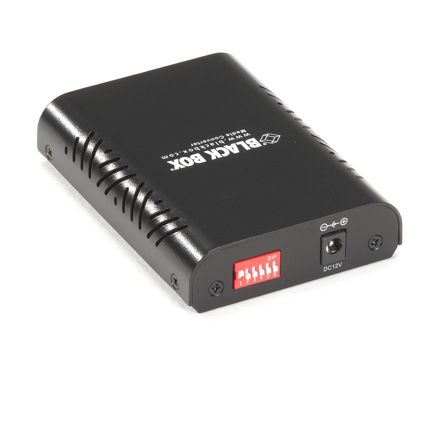 Black Box LinkGain 10/100BASE-TX to 100BASE-FX Media Converter, ST - Network (RJ-45)