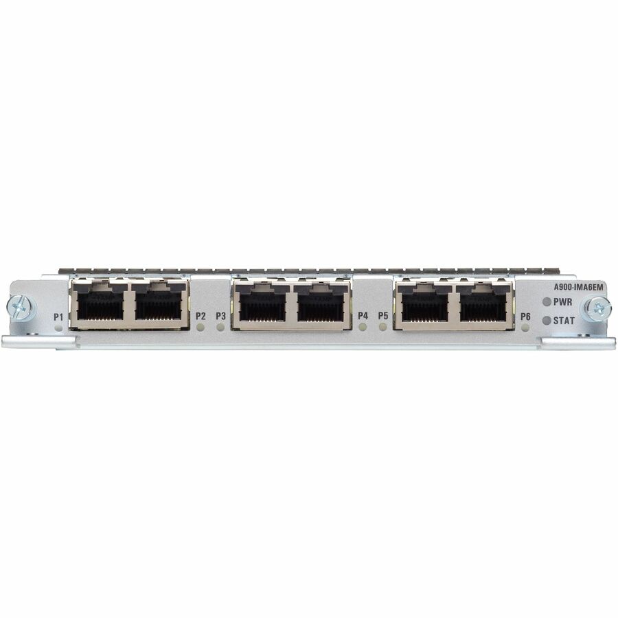 Cisco ASR 900 Voice Interface Card (VIC) - For Data Networking - 6 x RJ-45 Network LAN - Twisted Pair