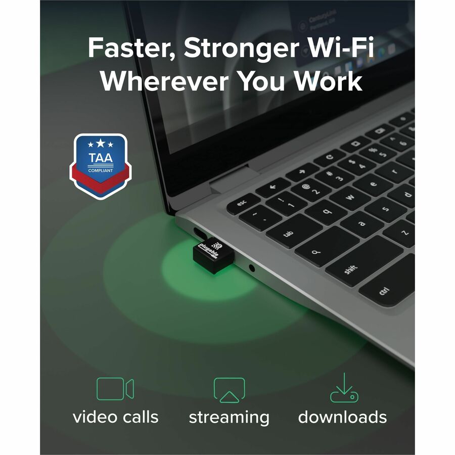 Plugable USB 2.0 Wireless N 802.11n 150 Mbps Nano WiFi Network Adapter