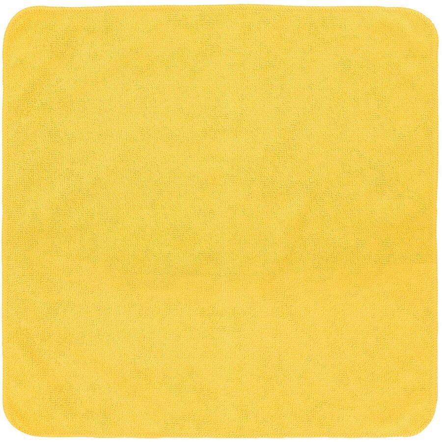 Rubbermaid Commercial HYGEN r-40 Recycled Microfiber Cloths, 16"x16" , Yellow