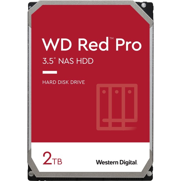 WD Red Pro 2 TB 3.5" Internal Hard Drive - SATA - 7200rpm - 64 MB Buffer (WD2002FFSX)