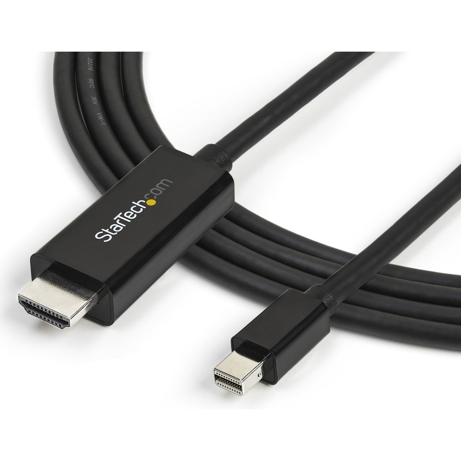 10ft (3m) DisplayPort™ Male to HDMI® Male Active Adapter Cable - 4K 60Hz