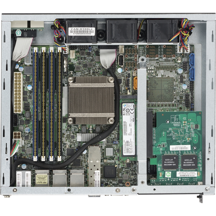 Supermicro SuperServer E300-8D 1U Mini PC Server - 1 x Intel Xeon D-1518 2.20 GHz - Serial ATA/600 Controller