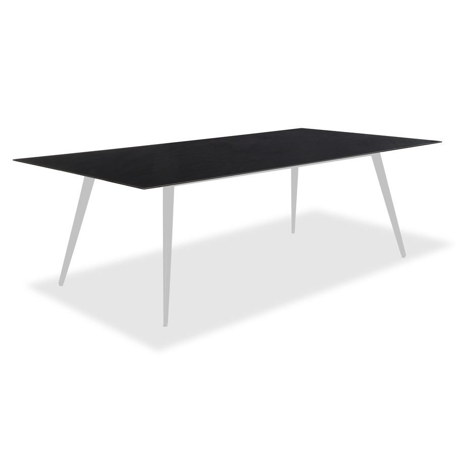 Lorell Conference Table Top - Black Rectangle Top x 72" Table Top Width x 36" Table Top Depth - Assembly Required - Cafeteria & Breakroom Tables - LLR59629