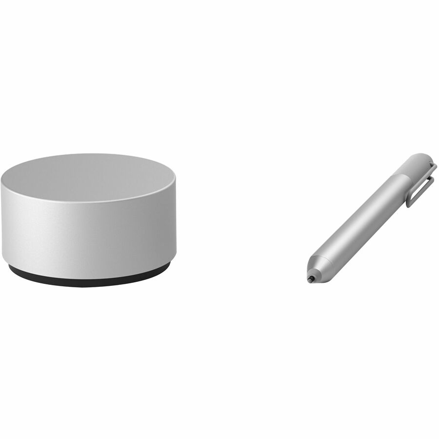 Microsoft Surface Dial 3D Input Device - Wireless - Bluetooth - Silver