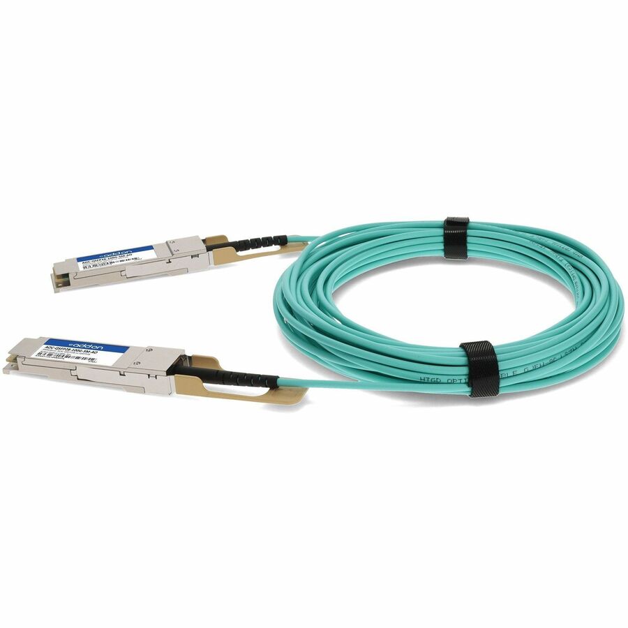 AddOn Dell AOC-QSFP28-100G-5M Compatible TAA Compliant 100GBase-AOC QSFP28 to QSFP28 Direct Attach Cable (850nm, MMF, 5m)