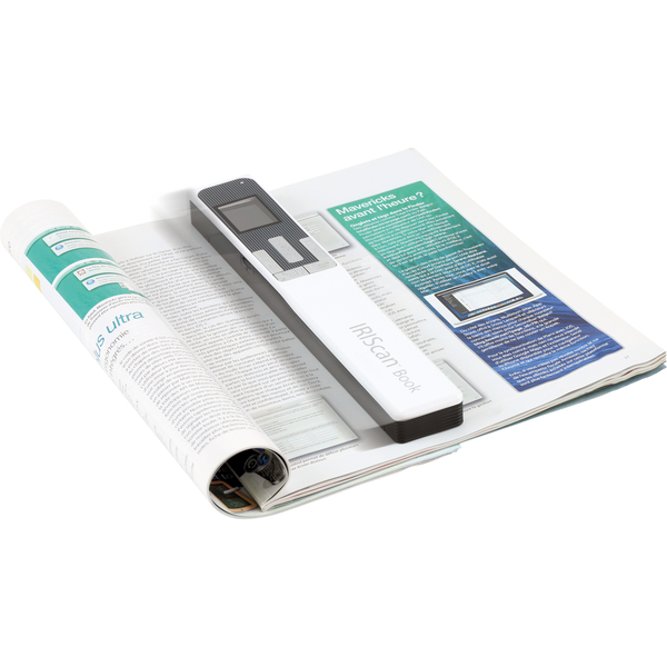 IRISCAN BOOK 5 WHITE      PORTABLE BATTERY POWERED SCANNER