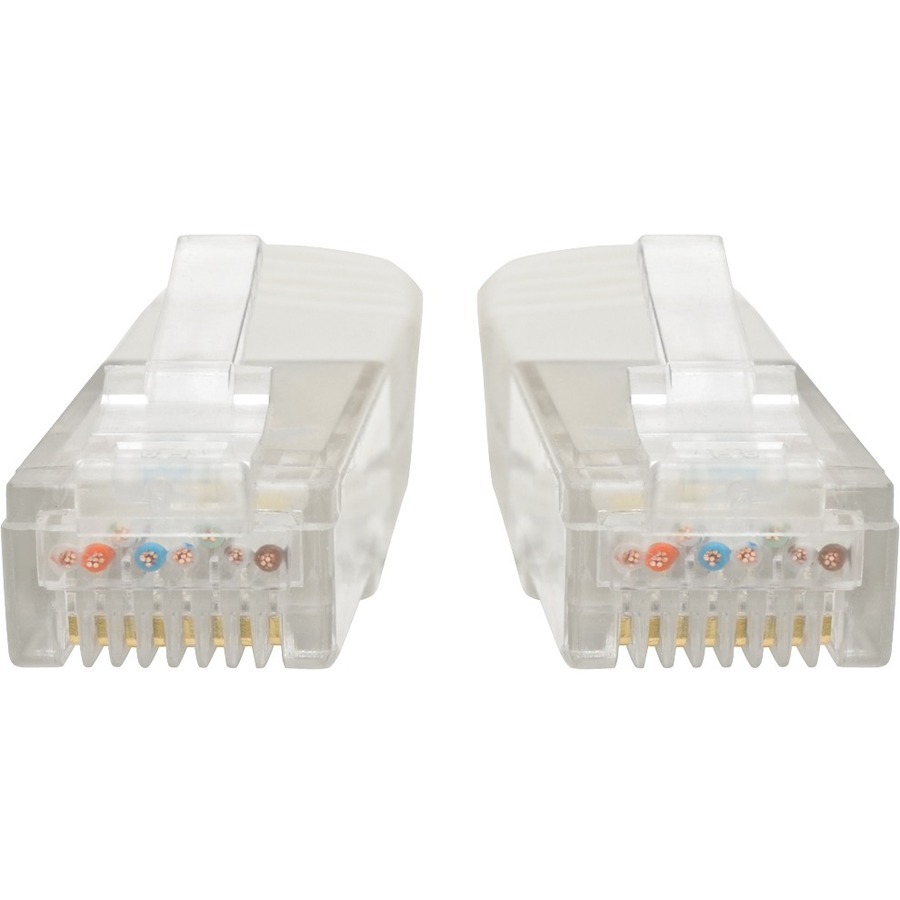 Eaton Tripp Lite Series Cat6 Gigabit Molded (UTP) Ethernet Cable (RJ45 M/M), PoE, White, 5 ft. (1.52 m)
