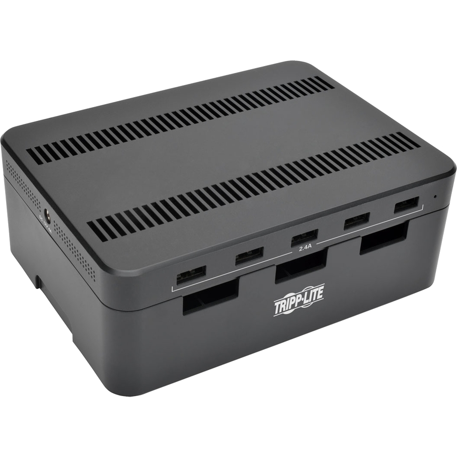 Tripp Lite by Eaton 5-Port USB Charging Station with Built-In Device Storage 12V 4A (48W) USB Charger Output