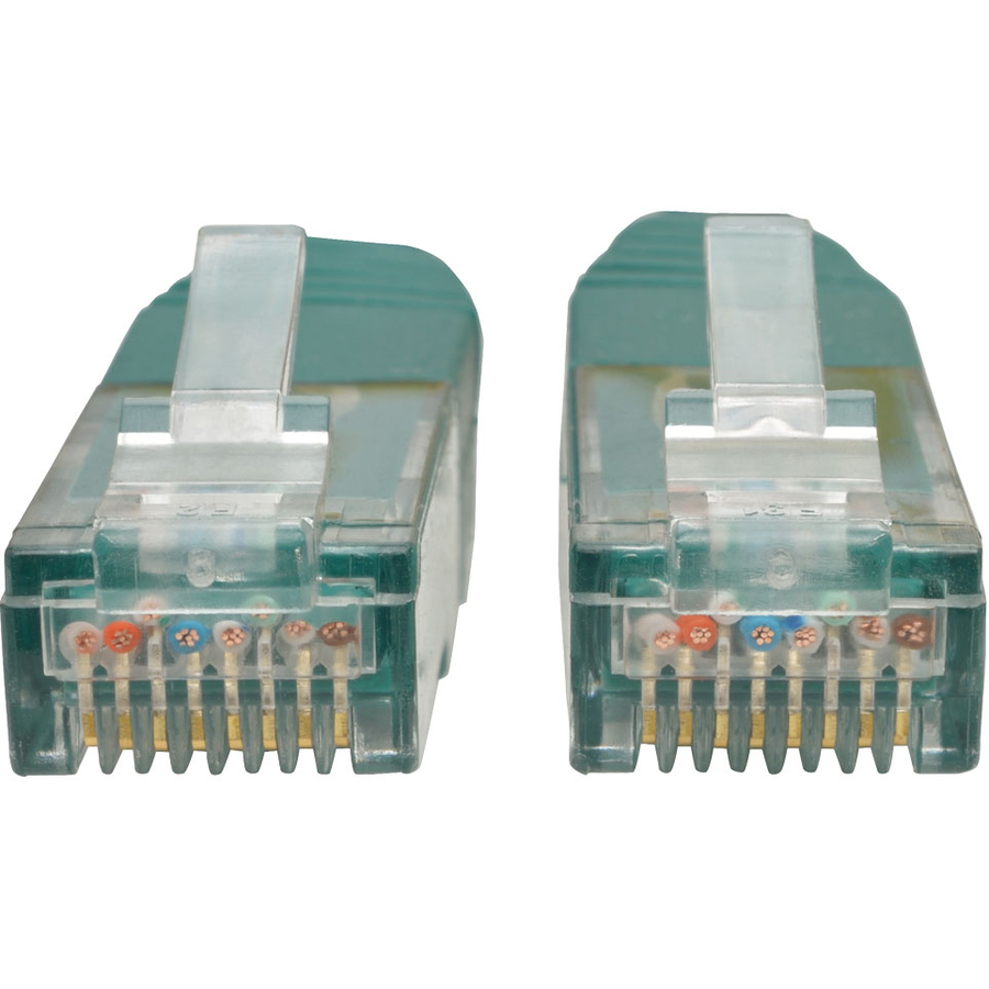 Eaton Tripp Lite Series Cat6 Gigabit Molded (UTP) Ethernet Cable (RJ45 M/M), PoE, Green, 25 ft. (7.62 m)