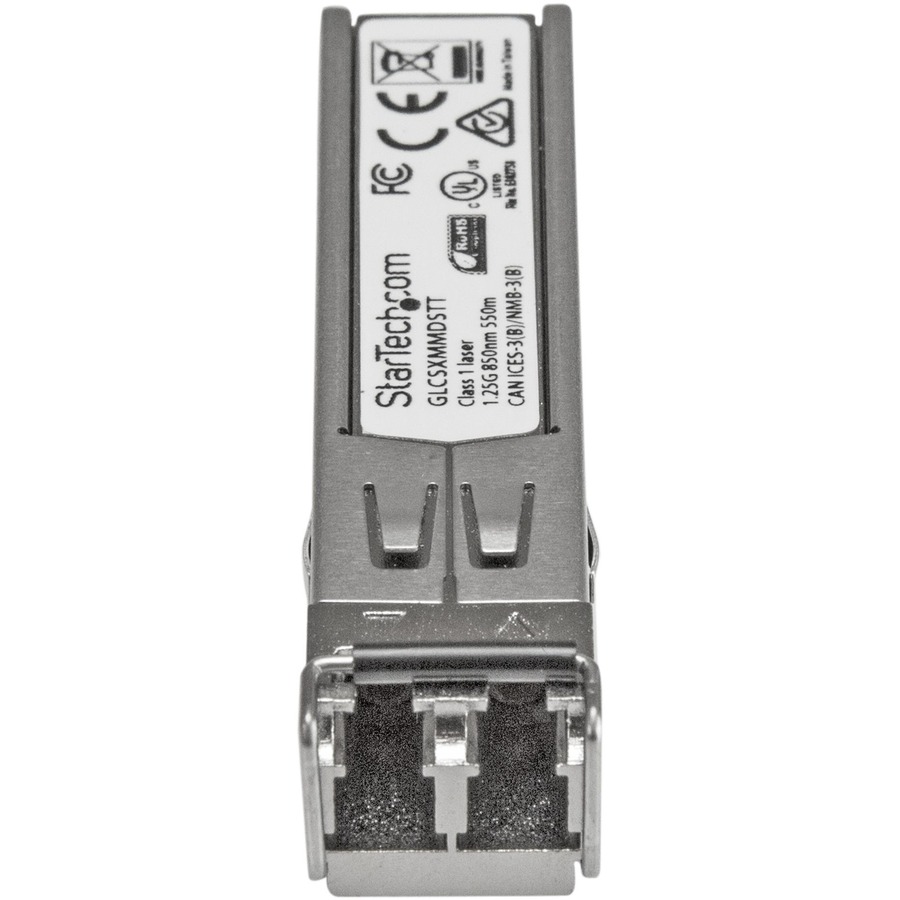 StarTech.com Cisco GLC-SX-MMD Compatible SFP Module - 1000BASE-SX - 1GE Gigabit Ethernet SFP 1GbE Multimode Fiber MMF Optic Transceiver