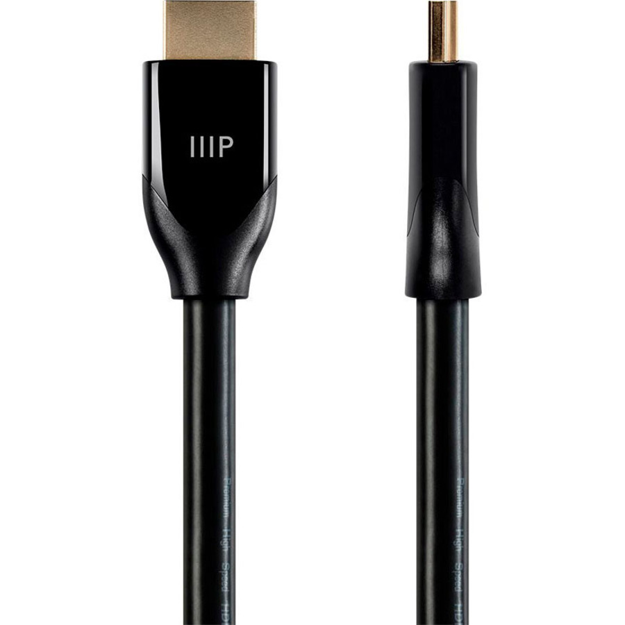Monoprice Certified Premium High Speed HDMI Cable, HDR, 3ft Black