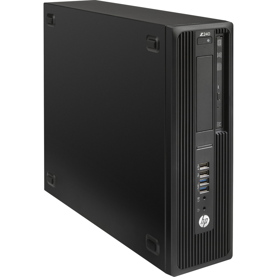 HP Z240 Workstation - 1 x Intel Core i5 Quad-core (4 Core) i5-6500 6th Gen 3.20 GHz - 8 GB DDR4 SDRAM RAM - 1 TB HDD - Small Form Factor - Black