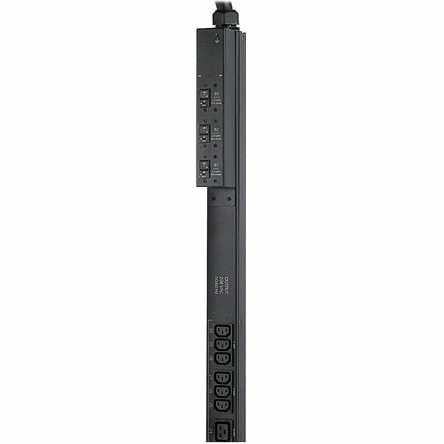 APC NetShelter Metered Rack PDU, 0U, 14.4kW, 208V, 24 C13, 4 C19, 2 NEMA L6-30R outlet, 10 ft cord
