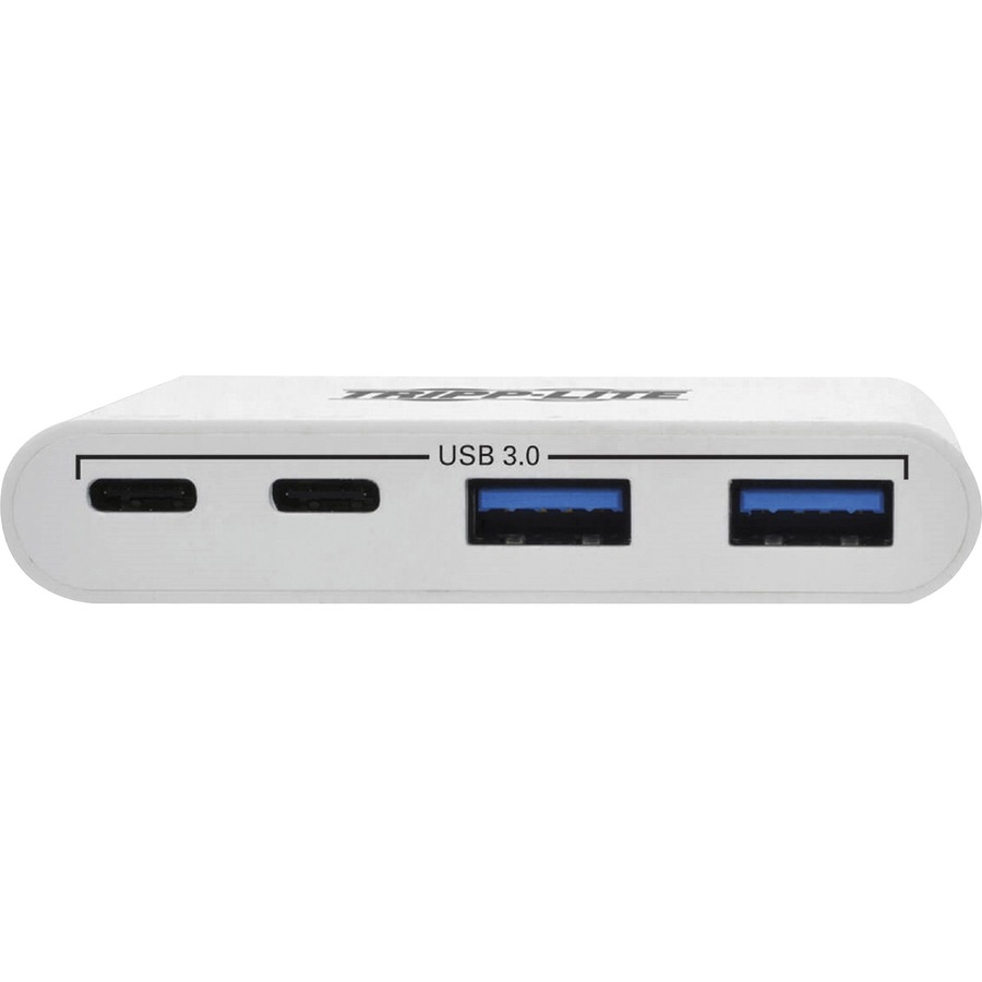 Tripp Lite by Eaton 4-Port USB 3.1 Gen 1 Portable Hub, USB-C to (x2) USB-A and (x2) USB-C - USB Type C - External - 4 USB Port(s) - 2 USB 3.0 Port(s) - 2 USB 3.1 Port(s)