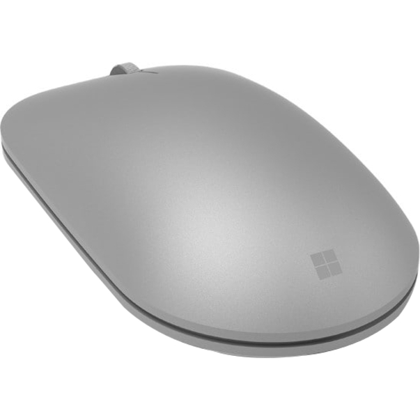 Microsoft Modern Mouse - Wireless - Bluetooth - Silver - Scroll Wheel - Symmetrical