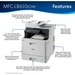 Brother MFC-L8610CDW Laser Multifunction Printer | 33 ppm Mono/33 ppm Color | 2400 x 600 dpi| Print/Copy/Scan/Fax | Ethernet /Wireless/USB