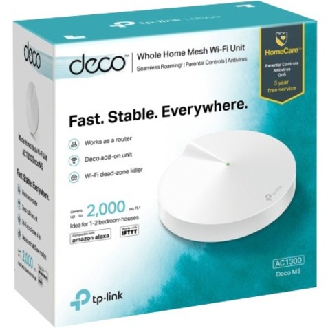TP-LINK Deco M5 - AC1300 Whole Home Mesh Wi-Fi System