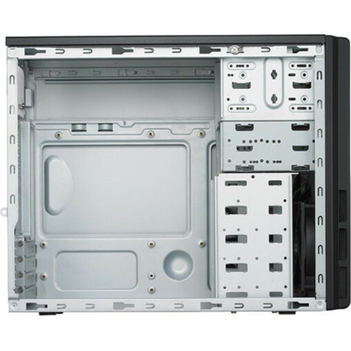 Cooler Master Elite 342 black mini tower PC case with front mesh panel and USB 3.0 port — alternate view 1