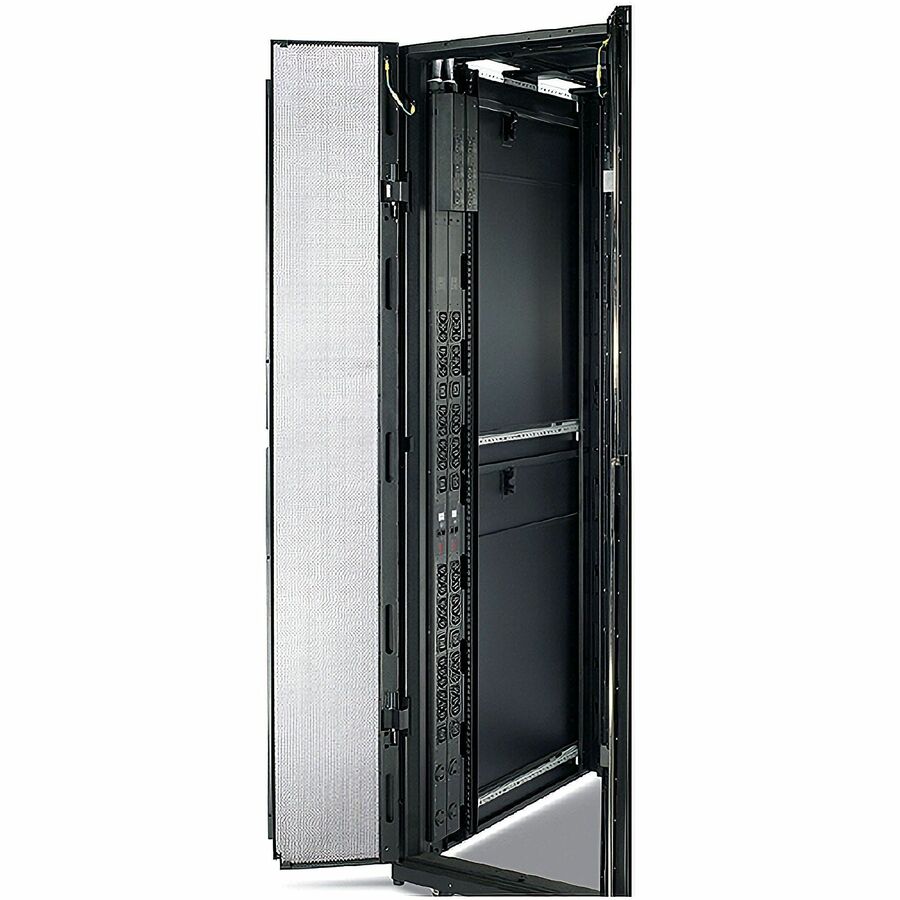APC NetShelter Metered Rack PDU, Zero U, 14.4kW, 208V, 24 C13, 4 C19, 2 NEMA L6-30R outlet