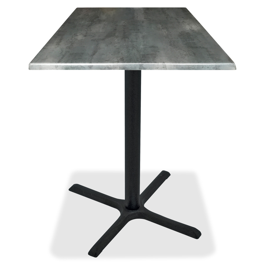 Holland Bar Stools Utility Table Top - Square Top - 30" Table Top Width x 30" Table Top Depth - Black Steel - 2 / Carton