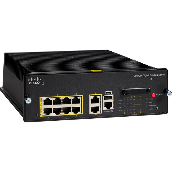 Cisco Catalyst CDB-8P Ethernet Switch - 8 Ports - Manageable - 2 Layer Supported - Twisted Pair - Rack-mountable, Cabinet Mount, Ceiling Mount - Lifetime Limited Warranty