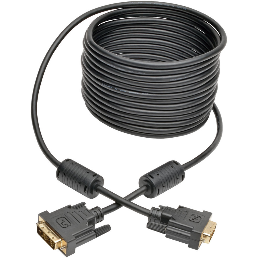 Eaton Tripp Lite Series DVI Single Link Cable, Digital TMDS Monitor Cable (DVI-D M/M), 20 ft. (6.09 m)